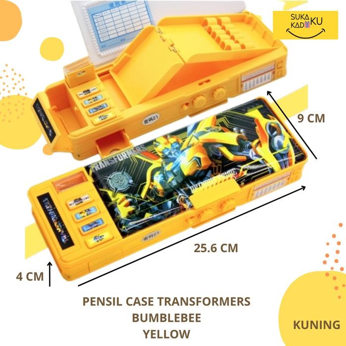 

Kotak Tempat Pensil Anak Karakter Transformers Magnet/ Sandi /Password