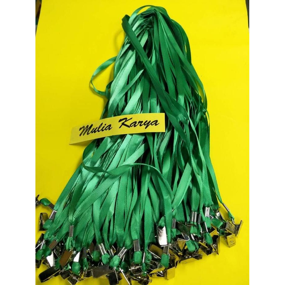

Tali Lanyard / Tali Name Tag Taiwan Dengan Penjepit Besi