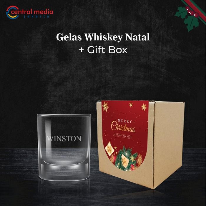 Gelas Whiskey Grafir Custom Engraved Whiskey Glass Kado Bestman