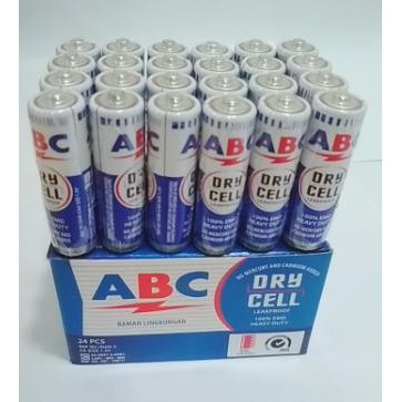 Batu Baterai ABC Biru Jam AA Type 1.5V [24 pcs /1 box ]
