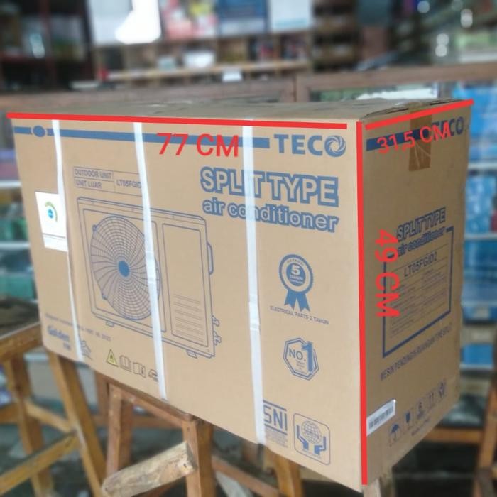 Ready Outdoor AC Teco 1/2 PK LT05FCID1 Unit Only