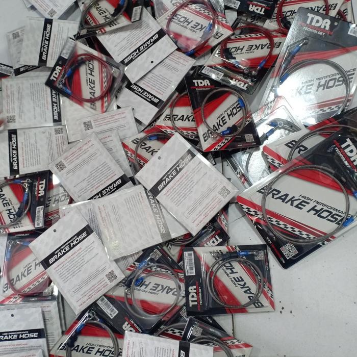 selang rem tdr 35 inch/ selang rem tdr black carbon 90cm depan rx king