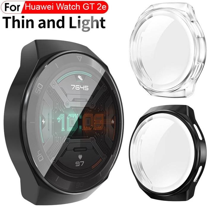 Siap- Full Tpu Case Huawei Watch Gt 2E 46Mm - Clear - Cover Gt2E Bening Soft