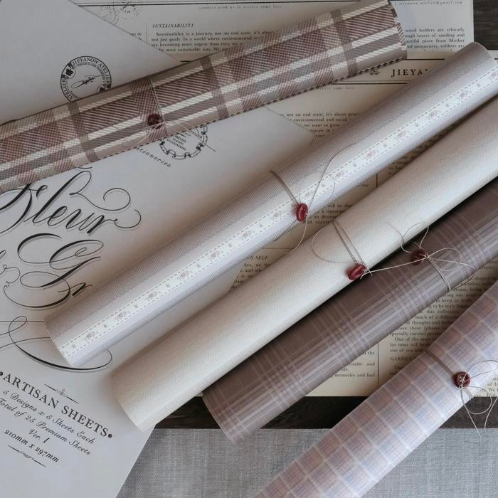 

JIEYANOW FLEUR DE GRACE ARTISAN SHEETS PAPER