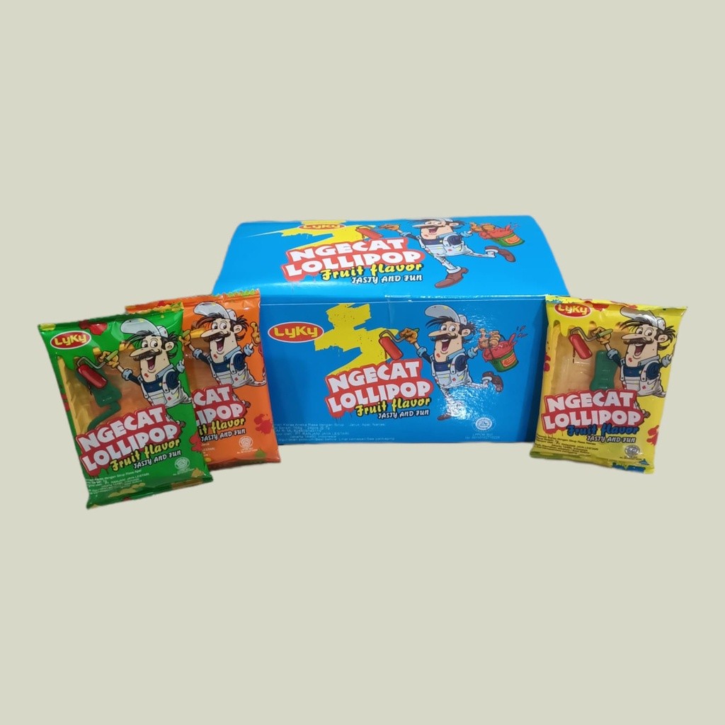 

Ranjani Ngecat Lolipop Permen Bentuk Roll Cat [24 pcs/box]