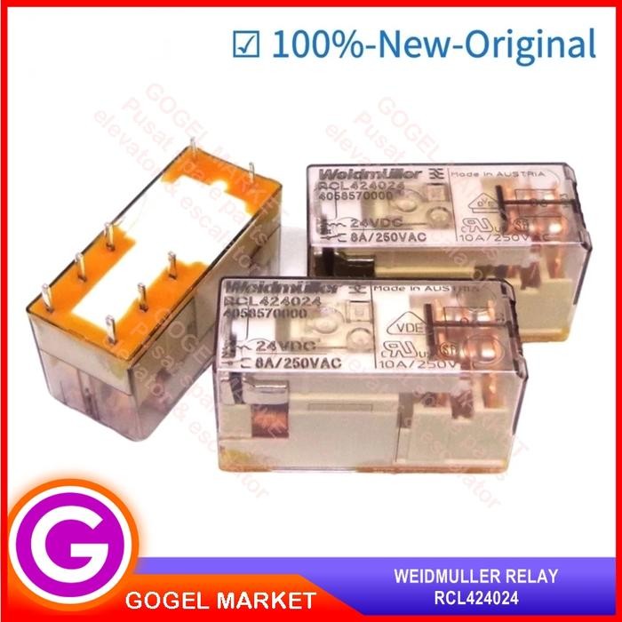 Weidmuller Relay Rcl424012 Rcl424024 Rcl424730 Dc12V 24V Ac220V
