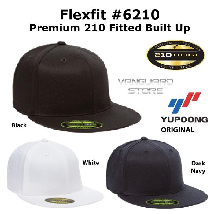 Topi Yupoong Flexfit 6210 Premium 210 Fitted Built Up Ori #Gratisongkir #Sale #Discount