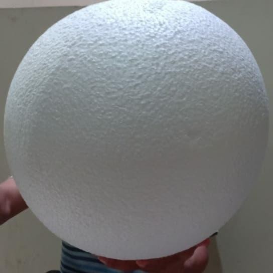 

BOLA GABUS JUMBO 40 CM BULAT PUTIH BESAR MURAH STEROFOAM STIROFOAM