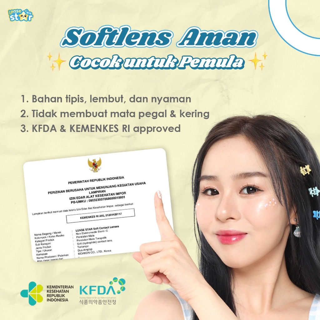 Softlens Minus Lense Star Capella y Normal, -0.50 s/d -7.00