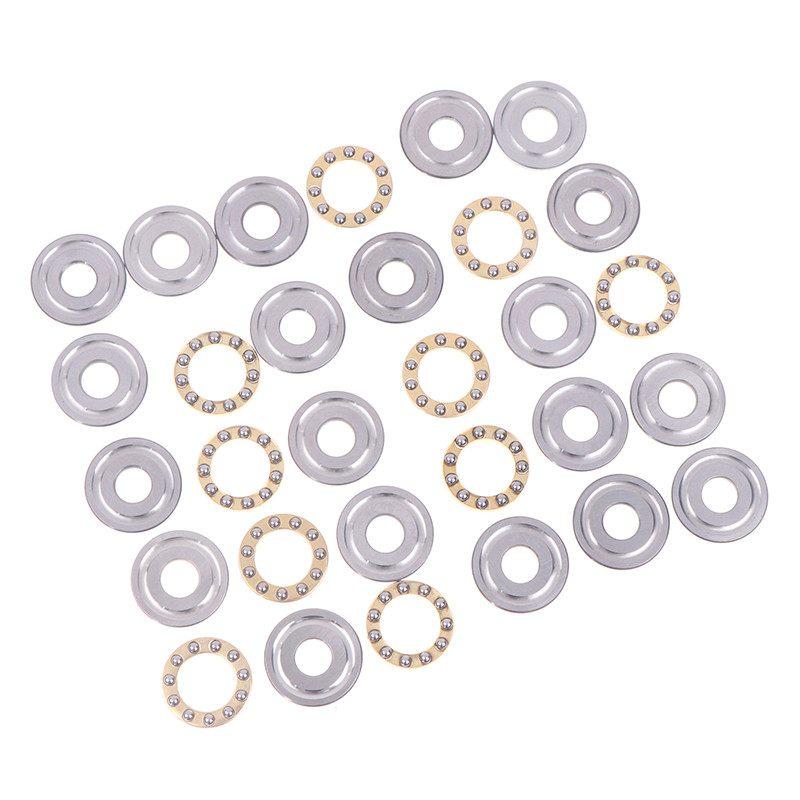 IMPORT 10SETS THRUST BALL BEARING F8-22M 7 F8 22M INNER DIAMETER 8MM PLANE PLANAR MINIATURE AXIAL