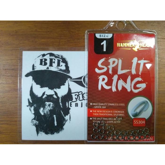 Hammer Head Split Ring #Gratisongkir