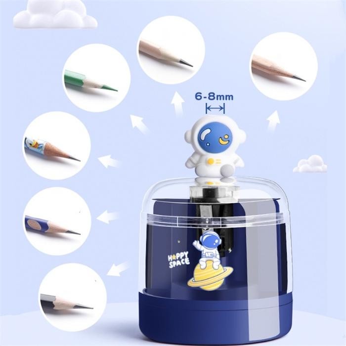 

Ready- Penghapus Elektrik Set Electric Stationery Rautan Anak Elektrik