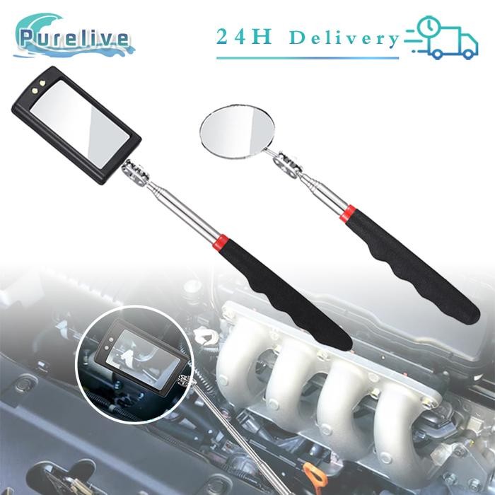 

Ready- Cermin Inspeksi Telescopic Inspection Mirror Inspection Mirror Tongkat Kaca Stick
