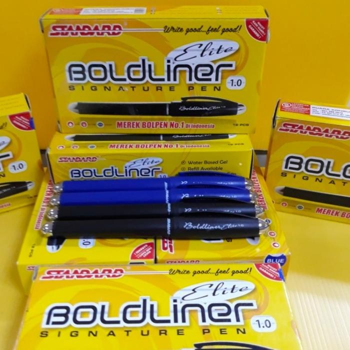 

Ready- Pulpen Balliner Elite 1.0 Signature Standard Pen Boldliner Elite 1.0