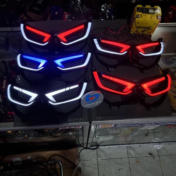 Lampu Lazy Eyes Double Nmax New Free Demon