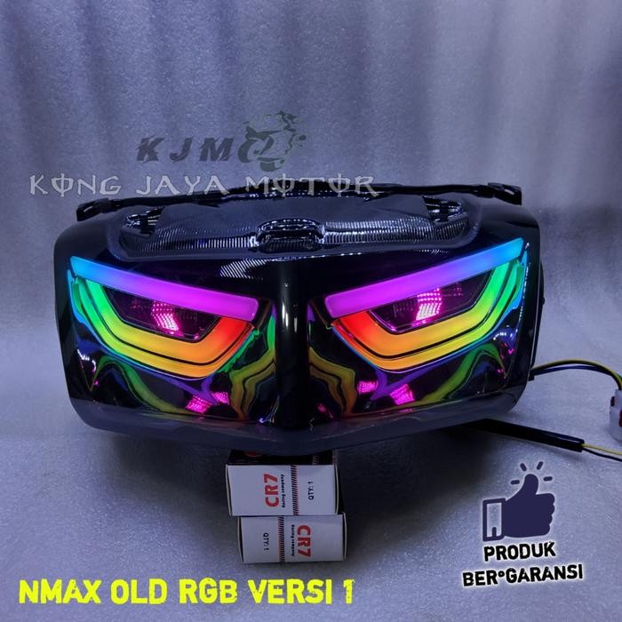 Lampu Belakang Nmax Old /Stoplamp Nmax Old Rgb Versi 1 Cr7 Cks Jpa