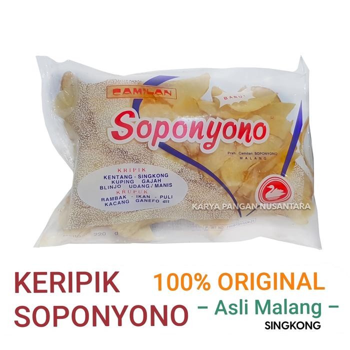 

KERIPIK SINGKONG SOPONYONO ORIGINAL KRIPIK SINGKONG SOPONYONO MALANG SNACK FOOD