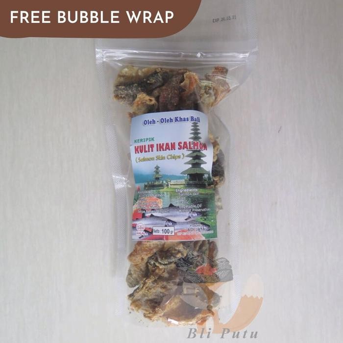 

Keripik Kulit Ikan Salmon Fish Skin Chips khas Bali