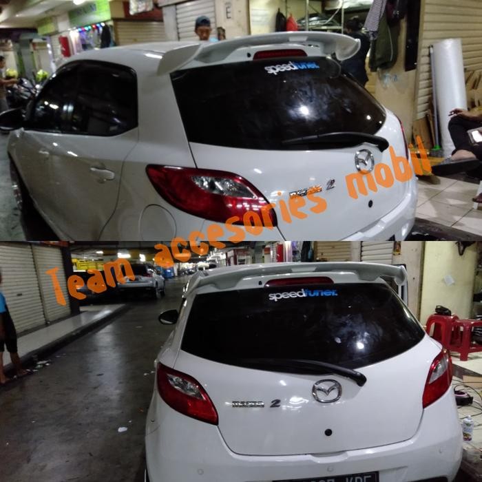 PREMIUM spoiler mugen mazda 2