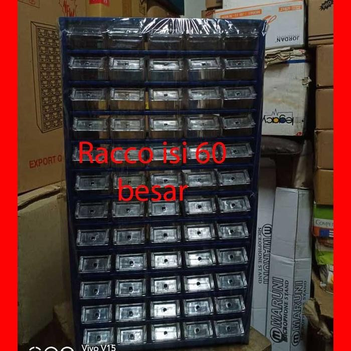 (BestSeries) RACCO Rak Komponen Serba guna jumlah laci 60 48 24 MURAH Organizer