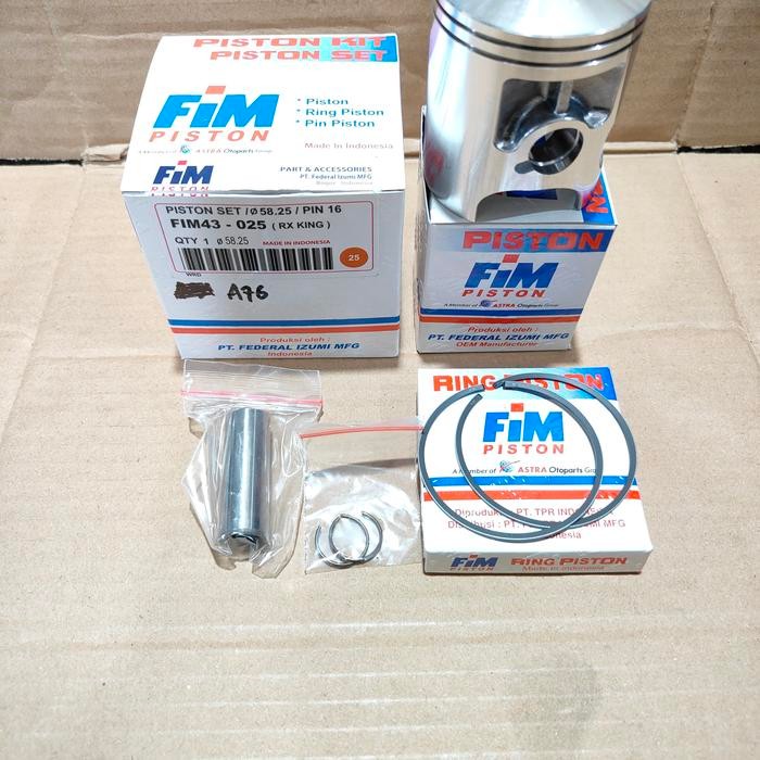 Piston Seher Fim 43 Rxking Rx K King Os 250 275 300 325 350 400 Pin 16