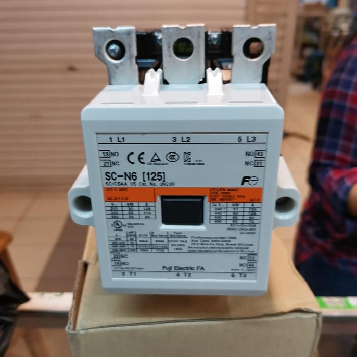 SC-N6 MAGNETIC CONTACTOR FUJI ELECTRIC 220VAC KUALITAS TERBAIK