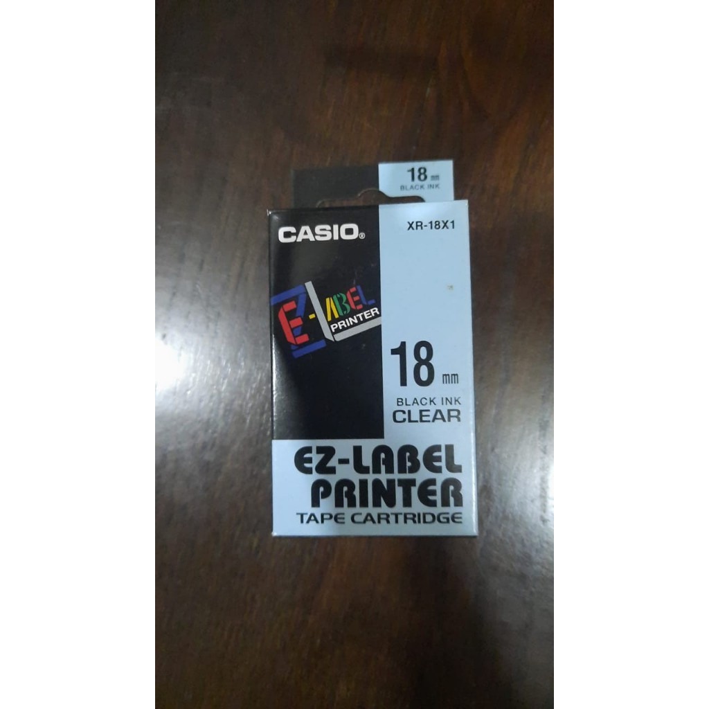 

PITA LABEL TAPE LABEL B INK CLEAR 18 MM ( PCS ) SALE PROMO