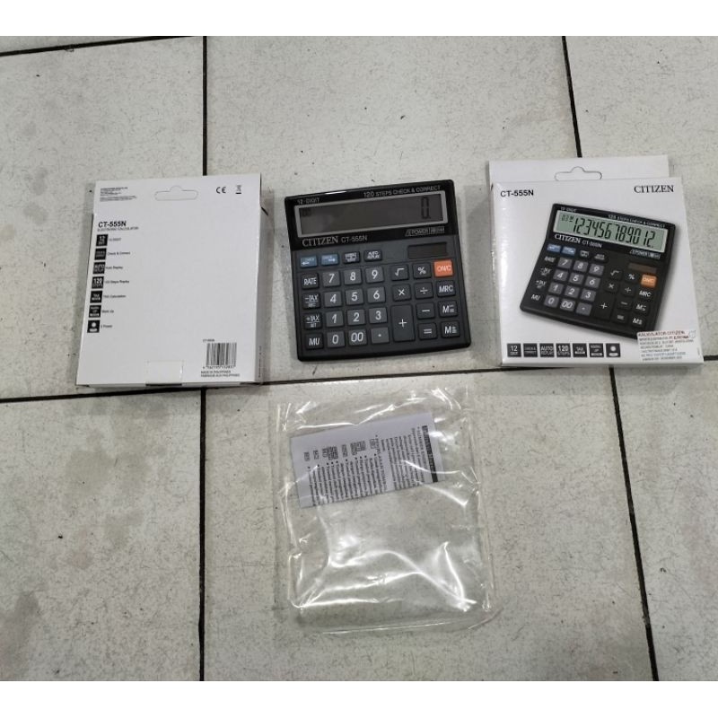 

Citizen CT-555N Kalkulator 12 Dit .