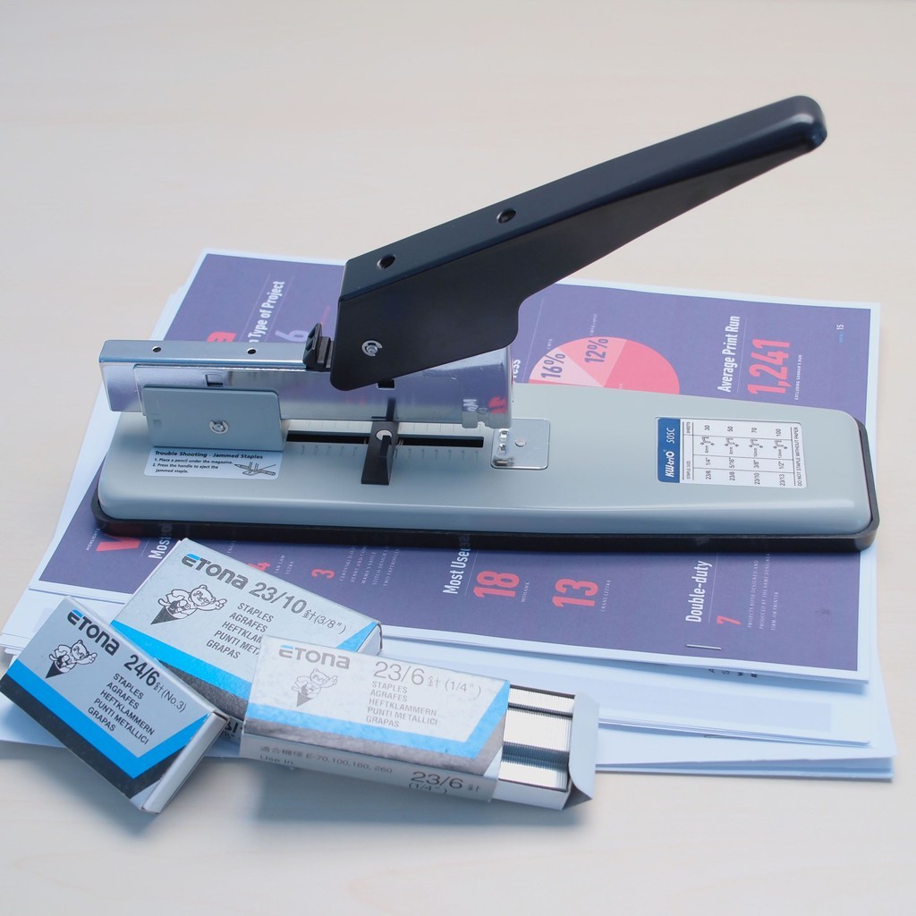 

Stapler KW-trio 50SC Grand Heavy DutyStapler 120 lembar. GRATIS ISI