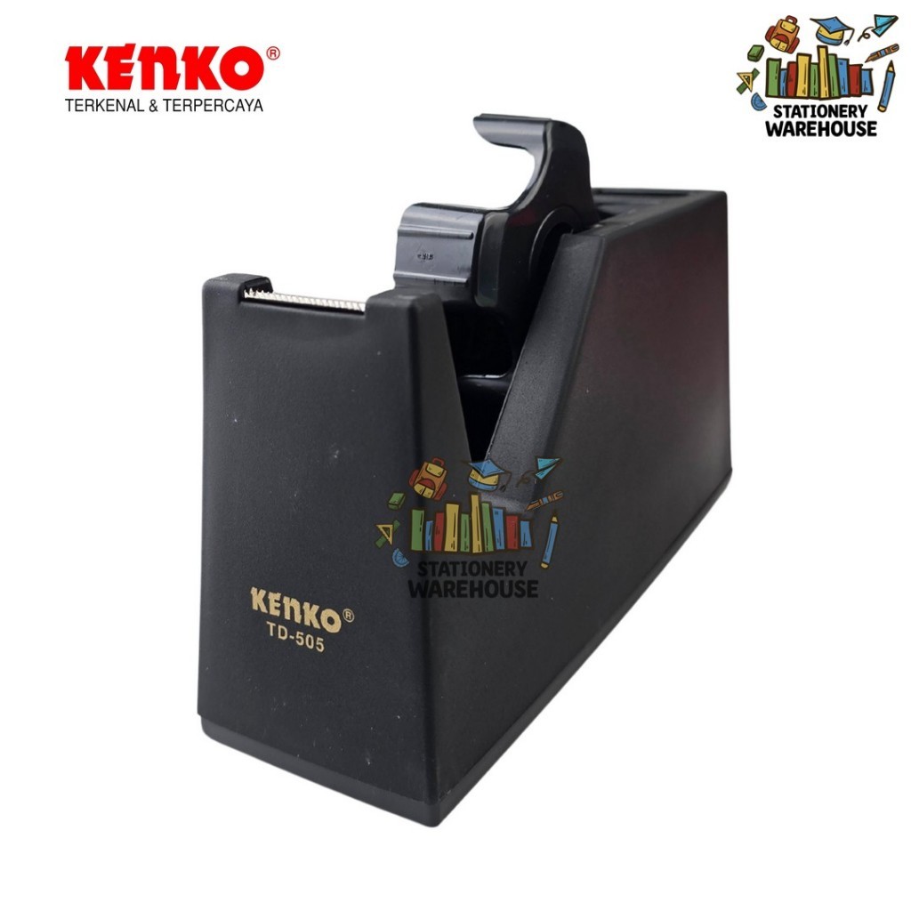 

KENKO TAPE DISPENSER TD-505 / TAPE ROLLER / PEMOTONG OPP TAPE / TAPE CUTTER / Alat Pemotong Lakban