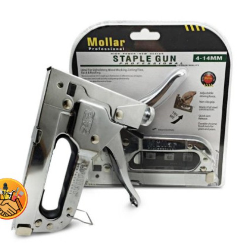 

Staple Tacker Staples Stepler Hekter mollar 3in1 jok kulit kardus