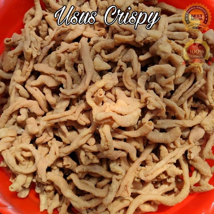 

New 500gr - Keripik Usus Ayam / Kulit Ayam Kualitas Premium Snack Camilan