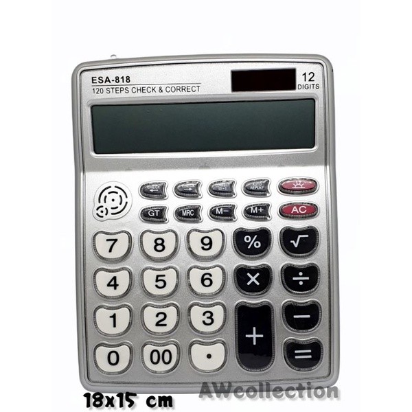 

Kalkulator ESA 818 / ada check correct / Terdapat lampu cek / 18x15