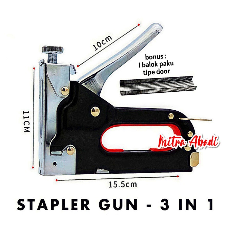 

Staples / Stapler Tacker 3 IN 1 SERBAA
