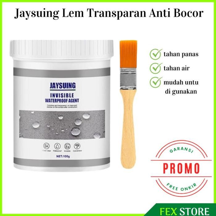 Jaysuing Lem Transparan Perekat Tahan Air Anti Bocor Dan Rembes *