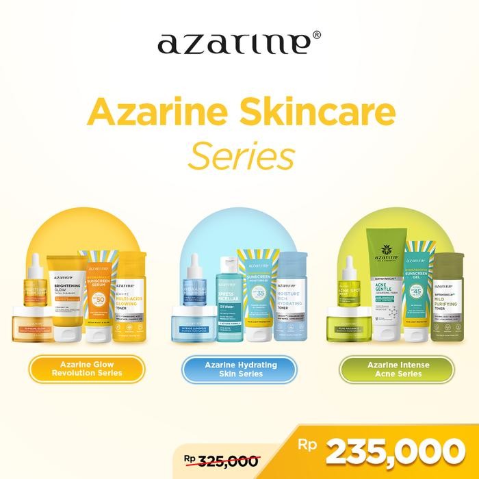 [5 PCS] Baru! Azarine Skincare Series Paket Lengkap Skincare Mencerahkan Mengatasi Jerawat
