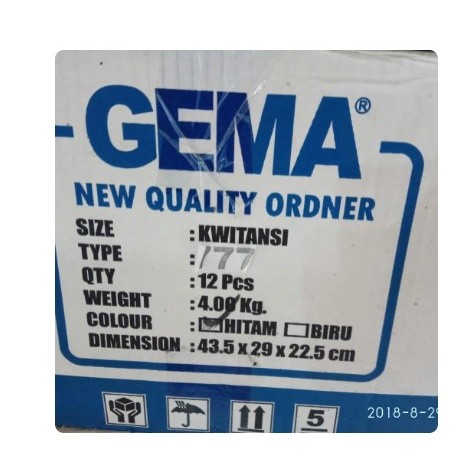 

Ordner Gema 1/2 folio / kwitansi ( isi 12pcs )