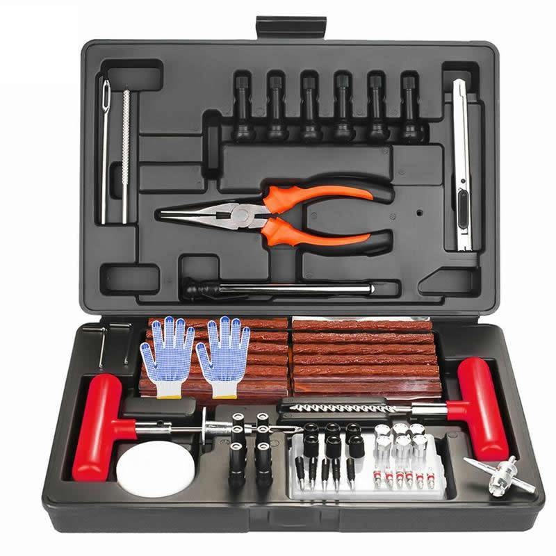 98/100Pcs Tire Repair Kit Garage Tools Puncture Tyre Repair Kit Wheel Repair Car Prick Kit