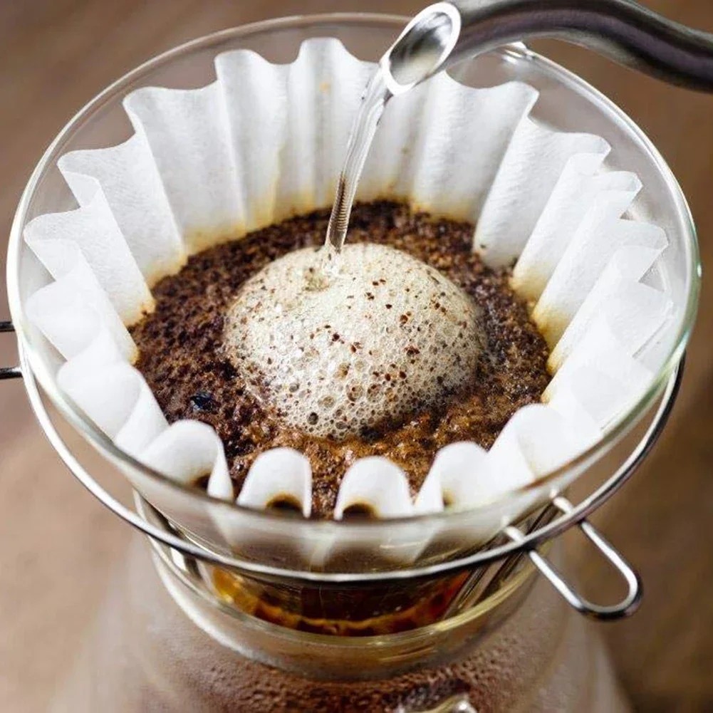 High-grade Food Filter Paper Coffee Paper Filters 2.0 Large 50pcs Coffee Filter Coffee Machine For K