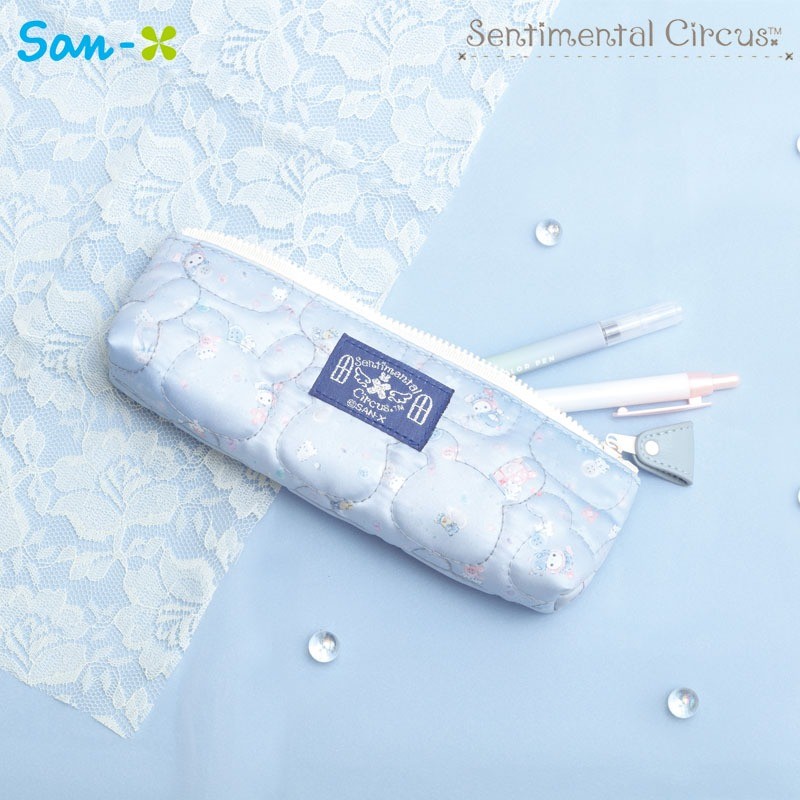 

Pencil Case San-X Sentimental Circus Sorairo Hakuchumu Window of Sky Blue Daydream Slim K Pensil