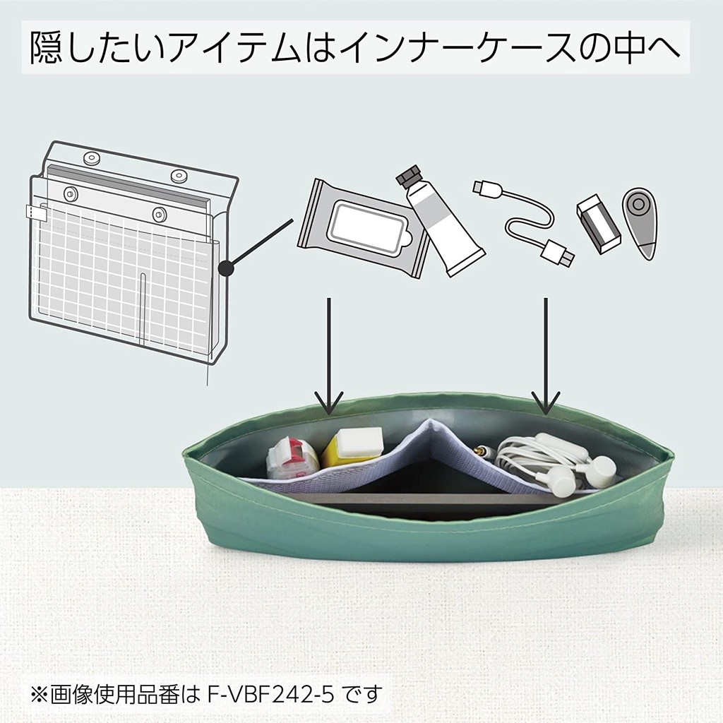 

Kokuyo Piiip Tool Pen Case A5 Flat Type Transparent Pouch K Pensil