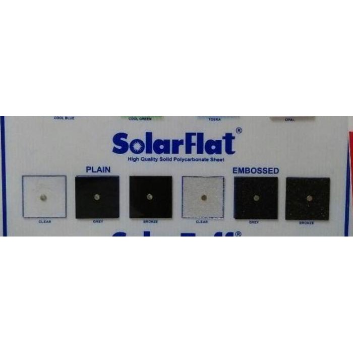 atap polycaonate solarflat 1.2mm bronze dan grey *