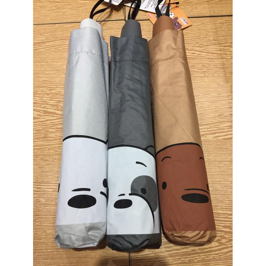 Payung Lipat We Bare Bear Miniso