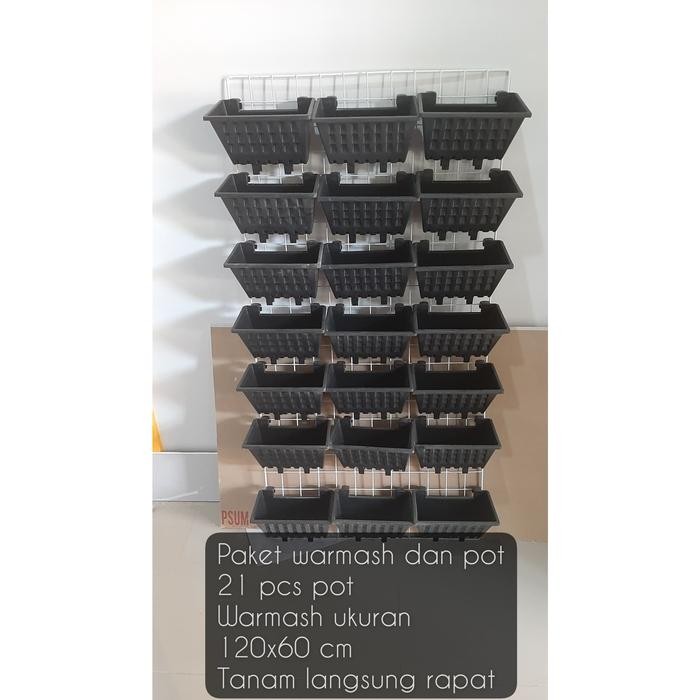 Paket Vertical Garden Warmash Dan Pot Vertical Garden
