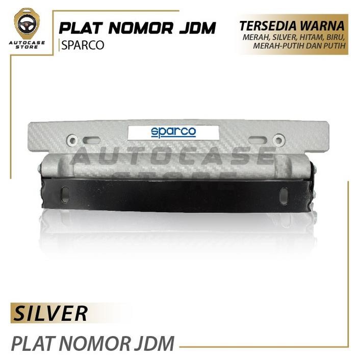 Plat Nomor JDM Logo SPARCO / Dudukan plat nomor