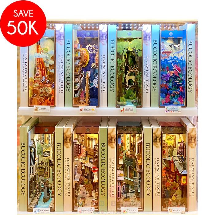 

LANGSUNG DIPROSES Tonecheer Sensitive Bookend DIY Cultural and Creative Handmade Model