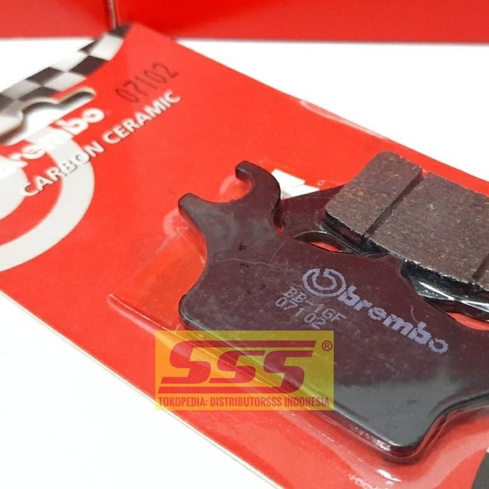 BREMBO KAMPAS REM DISCPAD DEPAN CERAMIC SONIC 150 GTR150 BLADE X125FI BEST SELLER