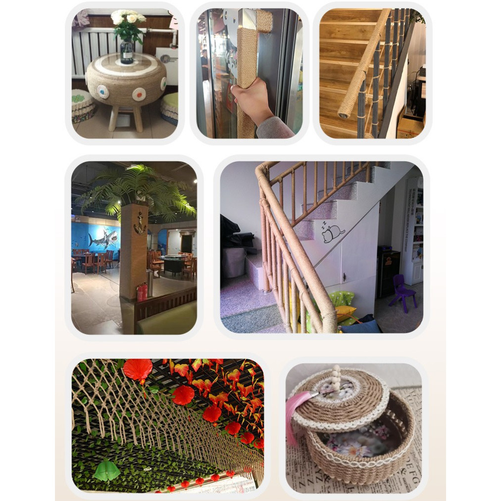 

Tali tambang 30mm 1roll 50meter tahan lama / tali goni / tarik tambang / tali rami / Tali Serat goni