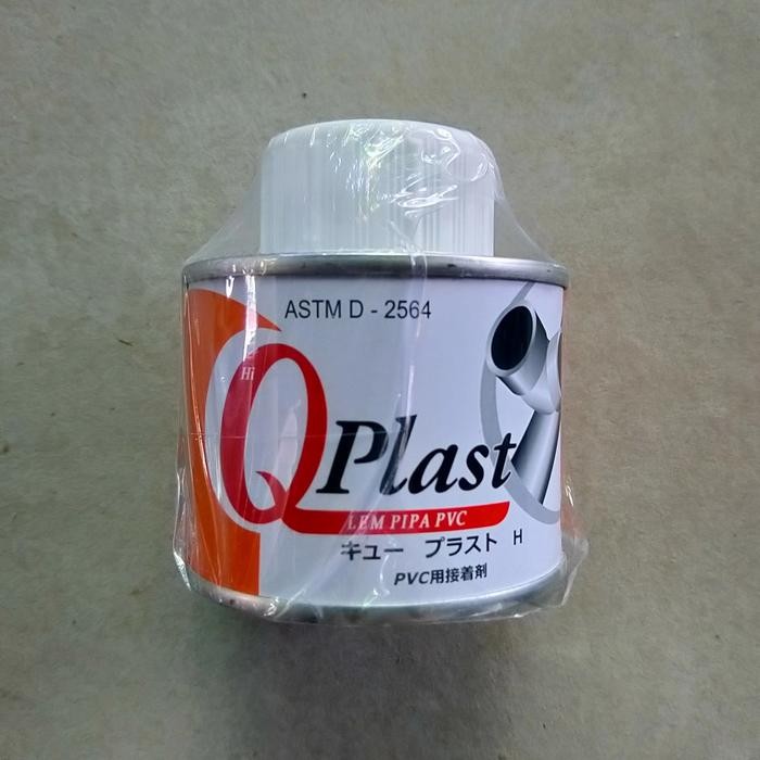 LEM PIPA PVC HI QPLAST KALENG 100 GR