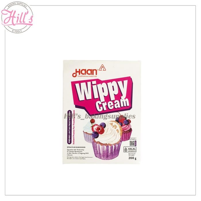 

InstanTanyadulu- HAAN WIPPY CREAM 200GR DAN 400GR / WHIPPING CREAM BUBUK ( isi 200gr x 2 sachet ) /